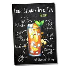 Schild Long Island Iced Tea