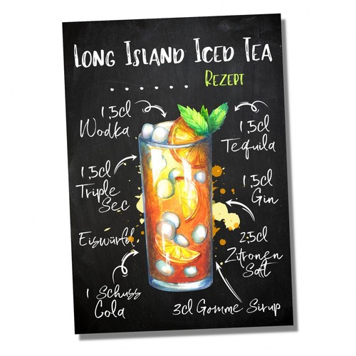 Schild long island - long, iced