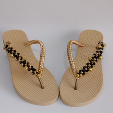 Embroidered Sandals | Beach -