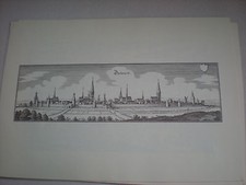 Dortmund -  Merian Druck  Stich 30 x 43 cm Rep.  per Maxibrief/Karton