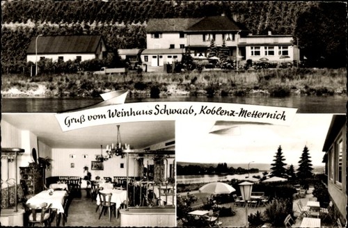 Metternich koblenz am - ak,