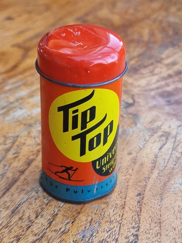 Kleine alte dose skiwachs tip - kleine,