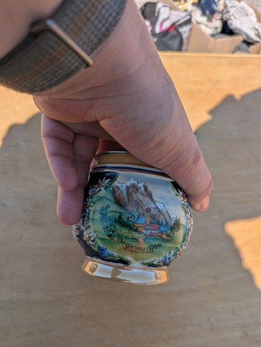 Vintage souvenir bierkrug - vintage,