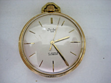  VINTAGE TASCHENUHR VERGOLDET JOBO UM 1960 RUND