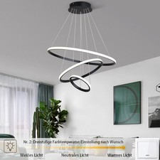 LED Pendelleuchte Dimmbar Hängelampe Esstisch Küchenlampe Licht Pendellampe 
