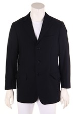 BURBERRY Sakko Blazer reine Schurwolle 48 dunkelblau