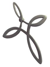 Anstecker-Pin "Ichthys-Kreuz"