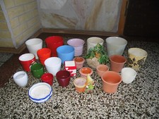Keramik Blumentopf Pflanzkübel Übertopf Konvolut 24 Stck. VB verschiedene Größen