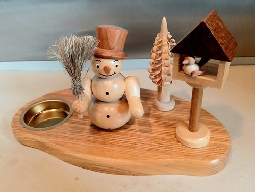 Teelichthalter schneemann - teelichthalter,