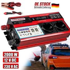 2000W Wechselrichter DC 12V