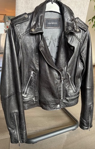 Lederjacke schwarz damen - schwarz,,
