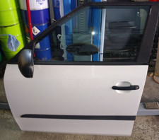 Tür vorne links Fahrertür Skoda Fabia 5J Weiß LF9E