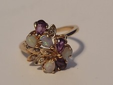 14K Gelbgold Größe 7