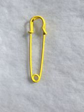 Kiltnadel Sicherheitsnadel Tuchnadel Schmucknadeln Tuch  7 cm  gelb Kilt Tuch
