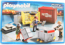Playmobil City Action Cargo -Team mit Ladegut 5259 Neu & OVP Hafen Container