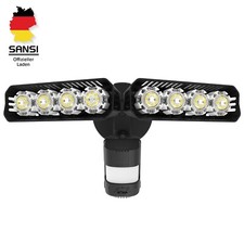 36W Strahler Fluter LED Außenleuchte mit Bewegungsmelder Wandlampen IP65 SANSI