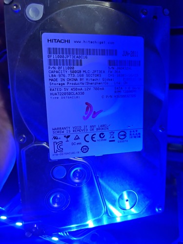 Hitachi zoll sata 500gb - hitachi,