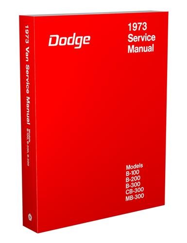 1973 dodge van shop manuell - dodge,