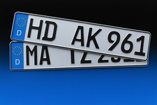 2 Kfz Kennzeichen | 520x110mm