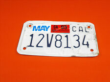 original USA Kennzeichen Nummernschild licens plate California klein Motorrad #4
