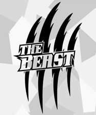 2x Monster Kralle Sticker