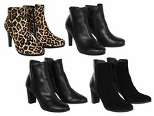 Esmara Damen Stiefeletten Echtleder Stiefel Boots by Heidi Klum Gr. 36 - 41 NEU