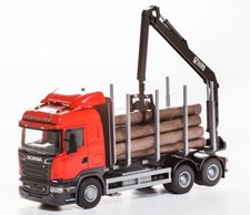 Emek 70045 - Scania Highline Timber Truck rot - 1:25