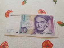 10 DM Schein Deutsche Mark