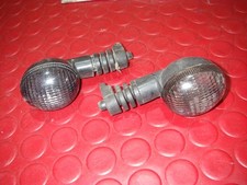 2x gute Miniblinker grau getönt 12V Birne Blinker Quad Motorrad Moped