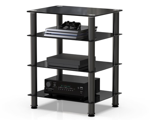 Hifi rack aus glas alu - aus,