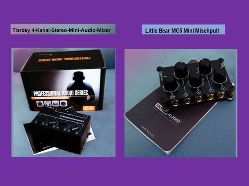 Mini audiomixer tiardey und - mini-audiomixer,