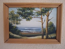 Ölgemälde Strand Kiefern