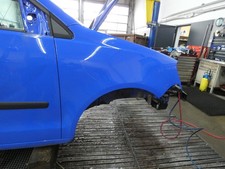 Kotflügel rechts Polo 9N3 Summerblue LA5F