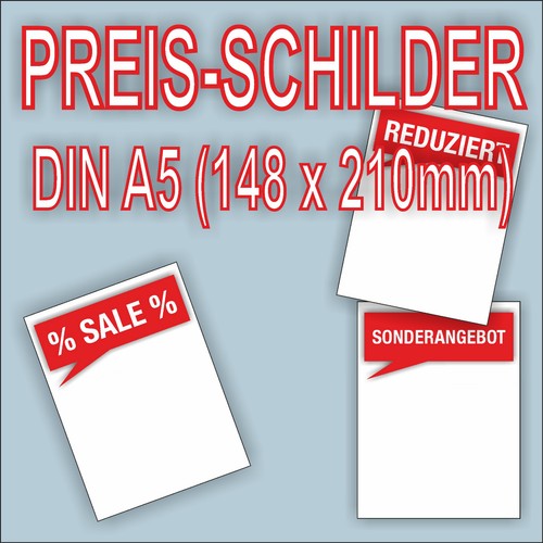 Preisschilder