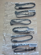 6x Sata Kabel - MSI | 6 Gb/s | Gewinkelt & Ungewinkelt | 45cm | Schwarz | Neu