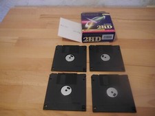 4 unbenutzte Diskette 2HD FUJI FILM IBM Formatted