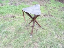 Antiker  Hocker Wanderung Kolonialstil Jagd klappbar