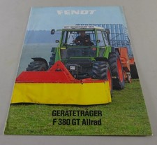 Faltprospekt / Prospekt Fendt