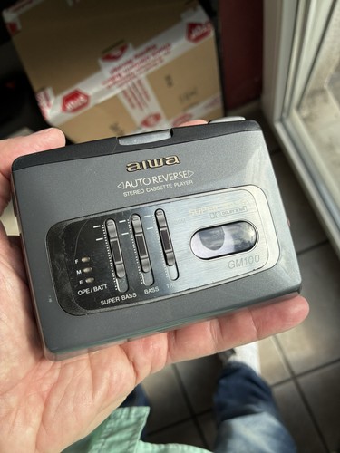 Aiwa walkman gm100 tragbarer - aiwa,