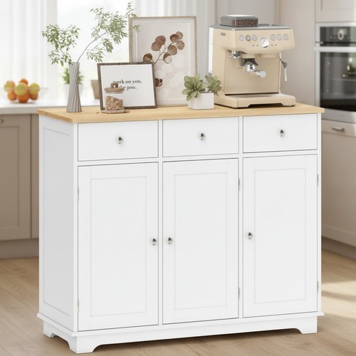 Modernes weißes sideboard - modernes,