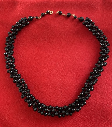 Modeschmuck halskette schwarz - modeschmuck,