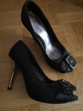 Damen Heels, Schwarz, Gr. 37,  NEU