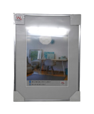 walther design Bilderrahmen silber 70 x 100cm Trendstyle Kunststoffrahmen KP100S