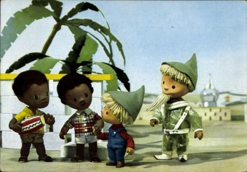 Sandmännchen sandmann zu - ak,