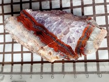 Achat-Ecke mit Amethyst-Füllung Klasterec CR Erzgebirge