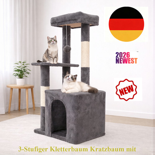 Katzenkratzbaum stufiger - katzenkratzbaum, 3-stufiger