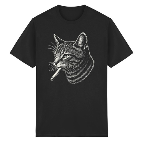 Katzen grafik shirt - grafik, t-shirt