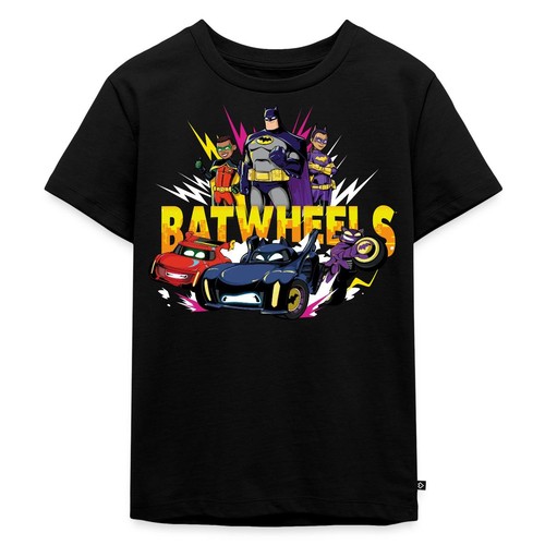 Batwheels logo mit superhelden - batwheels,