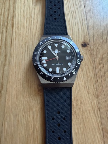 Timex gmt quarz armbanduhr - q,
