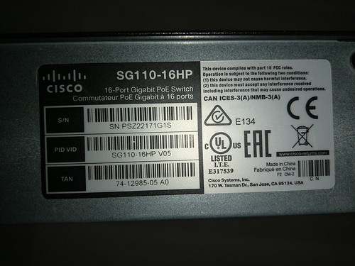Cisco sg110 16hp - sg110-16hp, |